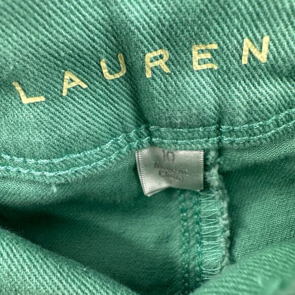 LC by Lauren Conrad Size 10 Skinny Fit Colored Denim Pants Jeans Green - Picture 4 of 4